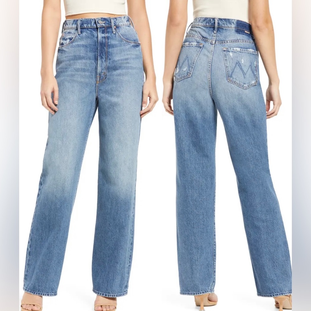 Mother Tunnel Vision High Waist Wide Leg Jeans